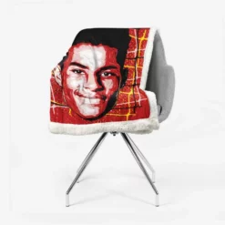 Marcus Rashford Committed Sports Player Sherpa Fleece Blanket 2