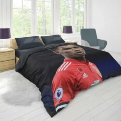 Marcus Rashford Confident United Sports Player Duvet Cover 1