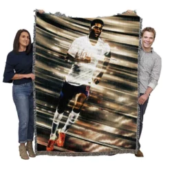 Marcus Rashford English Football Player Woven Blanket