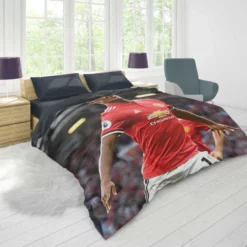 Marcus Rashford Intercontinental Cup Soccer Player Duvet Cover 1