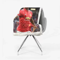 Marcus Rashford Intercontinental Cup Soccer Player Sherpa Fleece Blanket 2