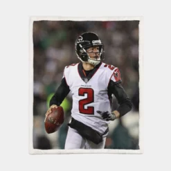 Matt Ryan Popular NFL Football Player Sherpa Fleece Blanket 1