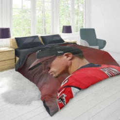 Matt Ryan Professional NFL Football Player Duvet Cover 1