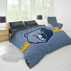 Memphis Grizzlies American Professional Basketball Team Duvet Cover 1