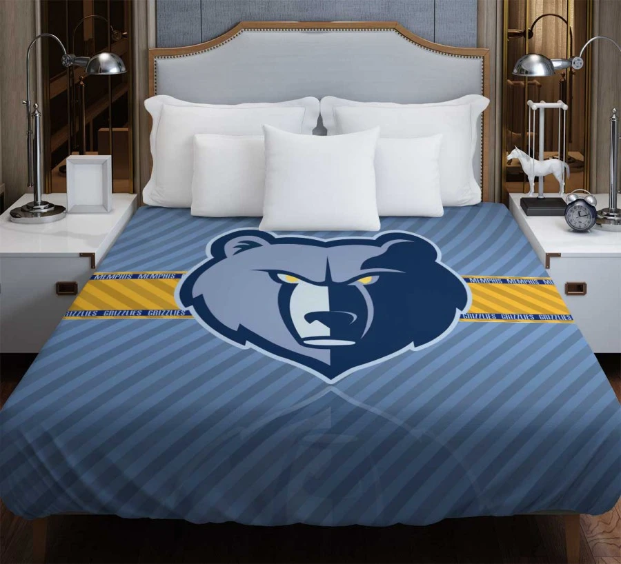 Memphis Grizzlies American Professional Basketball Team Duvet Cover