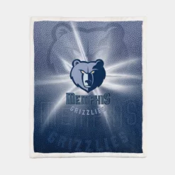 Memphis Grizzlies Excellent NBA Basketball Club Sherpa Fleece Blanket 1