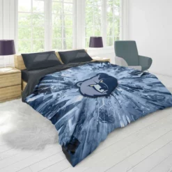 Memphis Grizzlies Top Ranked NBA Basketball Club Duvet Cover 1