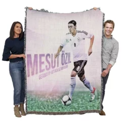 Mesut Ozil Confederations Cup Football Player Woven Blanket