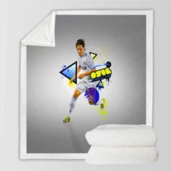 Mesut Ozil Extraordinary Football Player Sherpa Fleece Blanket