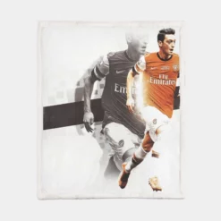 Mesut Ozil Fastidious Soccer Player Sherpa Fleece Blanket 1