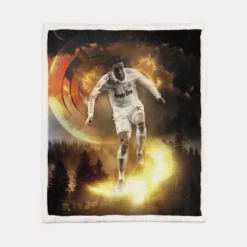 Mesut Ozil Football Player Sherpa Fleece Blanket 1