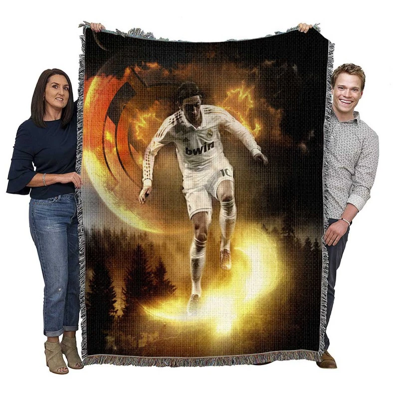 Mesut Ozil Football Player Woven Blanket