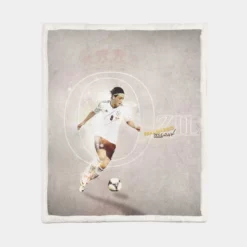 Mesut Ozil  Germany Football Player Sherpa Fleece Blanket 1