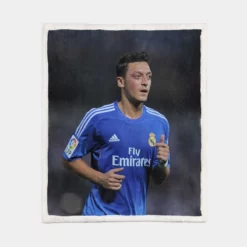 Mesut Ozil Soccer Player Sherpa Fleece Blanket 1