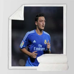 Mesut Ozil Soccer Player Sherpa Fleece Blanket