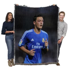 Mesut Ozil Soccer Player Woven Blanket