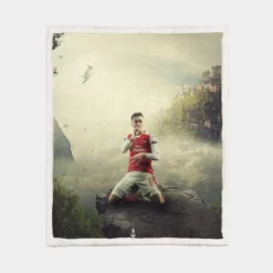 Mesut Ozil Sports Player Animated Sherpa Fleece Blanket 1