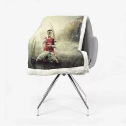 Mesut Ozil Sports Player Animated Sherpa Fleece Blanket 2