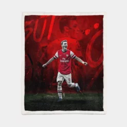 Mesut Ozil Sports Player Sherpa Fleece Blanket 1