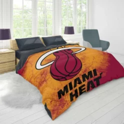 Miami Heat Energetic NBA Basketball Club Duvet Cover 1