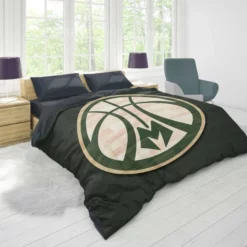 Milwaukee Bucks Energetic NBA Basketball Club Duvet Cover 1