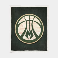 Milwaukee Bucks Energetic NBA Basketball Club Sherpa Fleece Blanket 1