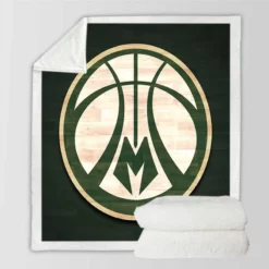 Milwaukee Bucks Energetic NBA Basketball Club Sherpa Fleece Blanket