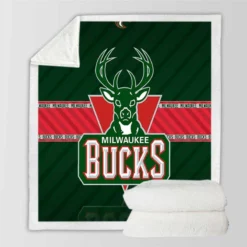 Milwaukee Bucks Excellent NBA Basketball Team Sherpa Fleece Blanket