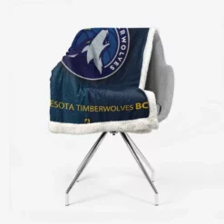 Minnesota Timberwolves Popular NBA Club Sherpa Fleece Blanket 2