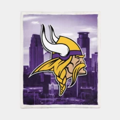 Minnesota Vikings Popular NFL American Football Team Sherpa Fleece Blanket 1