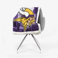 Minnesota Vikings Popular NFL American Football Team Sherpa Fleece Blanket 2