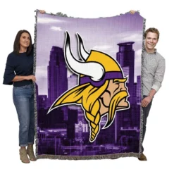 Minnesota Vikings Popular NFL American Football Team Woven Blanket
