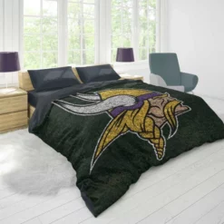 Minnesota Vikings Professional American Football Team Duvet Cover 1