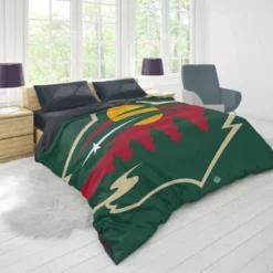 Minnesota Wild Professional NHL Hockey Club Duvet Cover 1