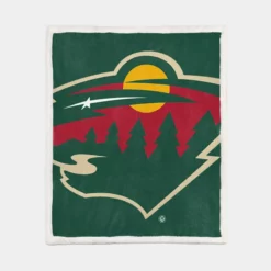 Minnesota Wild Professional NHL Hockey Club Sherpa Fleece Blanket 1