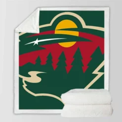 Minnesota Wild Professional NHL Hockey Club Sherpa Fleece Blanket