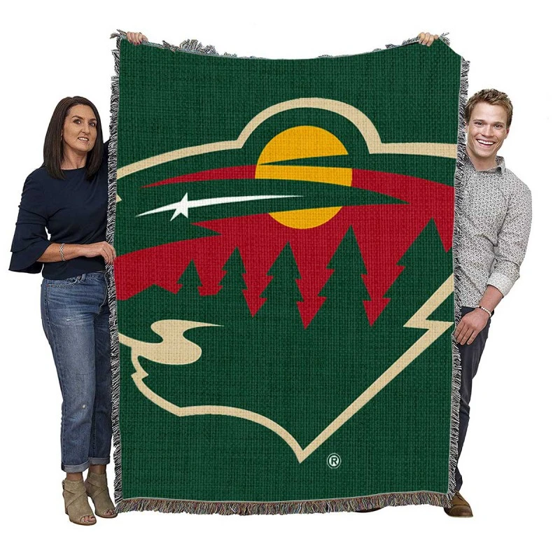 Minnesota Wild Professional NHL Hockey Club Woven Blanket