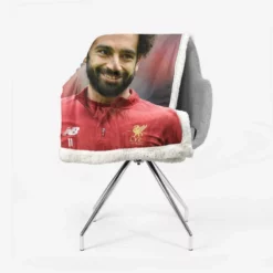 Mohamed Salah Committed Sports Player Sherpa Fleece Blanket 2