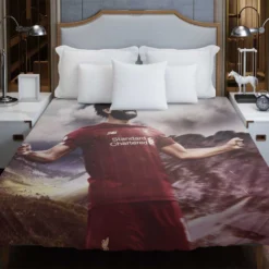 Mohamed Salah English Club Sports Player Duvet Cover