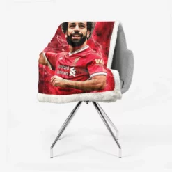 Mohamed Salah Ethical Football Player Sherpa Fleece Blanket 2