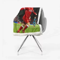 Mohamed Salah FIFA Club World Cup Football Player Sherpa Fleece Blanket 2