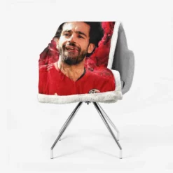 Mohamed Salah FIFA World Cup Footballer Sherpa Fleece Blanket 2