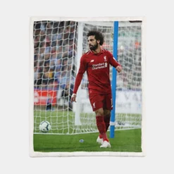 Mohamed Salah Ghaly  Liverpool Sherpa Fleece Blanket 1