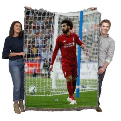 Mohamed Salah Ghaly  Liverpool Woven Blanket