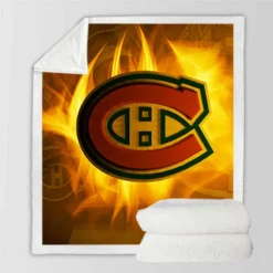 Montreal Canadiens Popular Canadian Hockey Club Sherpa Fleece Blanket