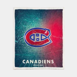 Montreal Canadiens Professional NHL Hockey Club Sherpa Fleece Blanket 1