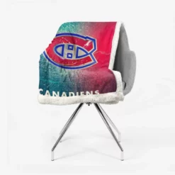 Montreal Canadiens Professional NHL Hockey Club Sherpa Fleece Blanket 2