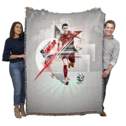 Most Goal in FIFA WC Cristiano Ronaldo Woven Blanket