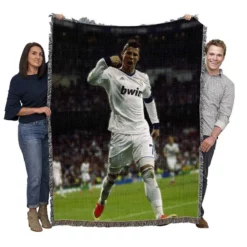 Most Score Real Madrid Player Cristiano Ronaldo Woven Blanket