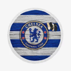 Most Winning Chelsea Club Logo Round Beach Towel
